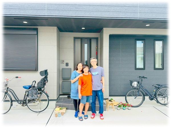 川が近く、春には桜の見える暮らしが嬉しいです